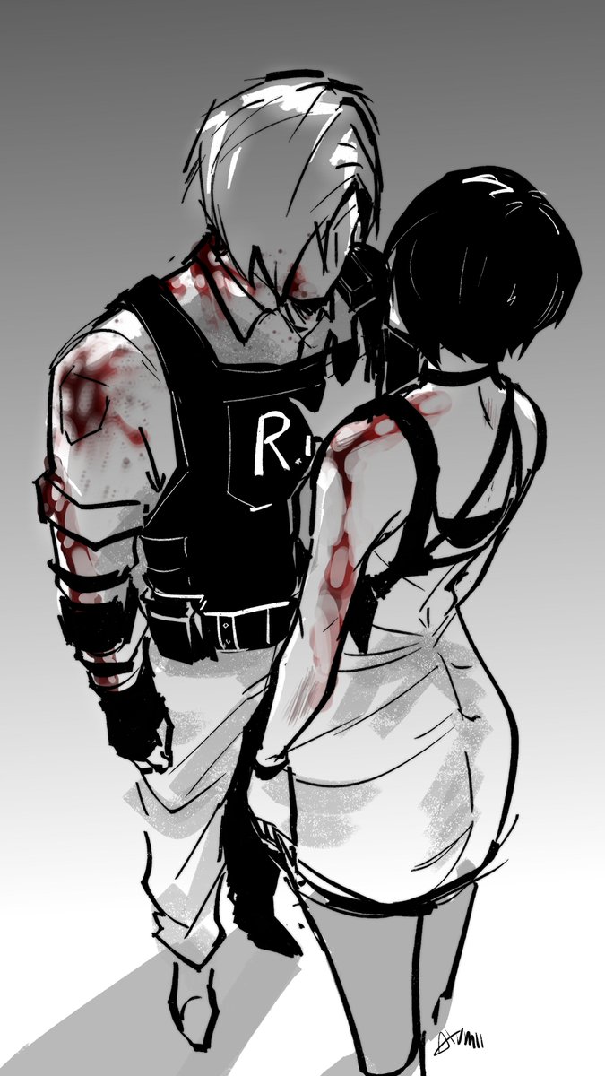 amsj_arts's tweet photo. goodbye. #aeon #residentevil https://t.co/RIeq0l3cx4