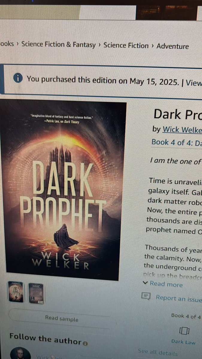 <a href="/wickwelker/">Wick Welker MD🪐</a> Purchased! Looking forward to continuing the Dark Law saga!