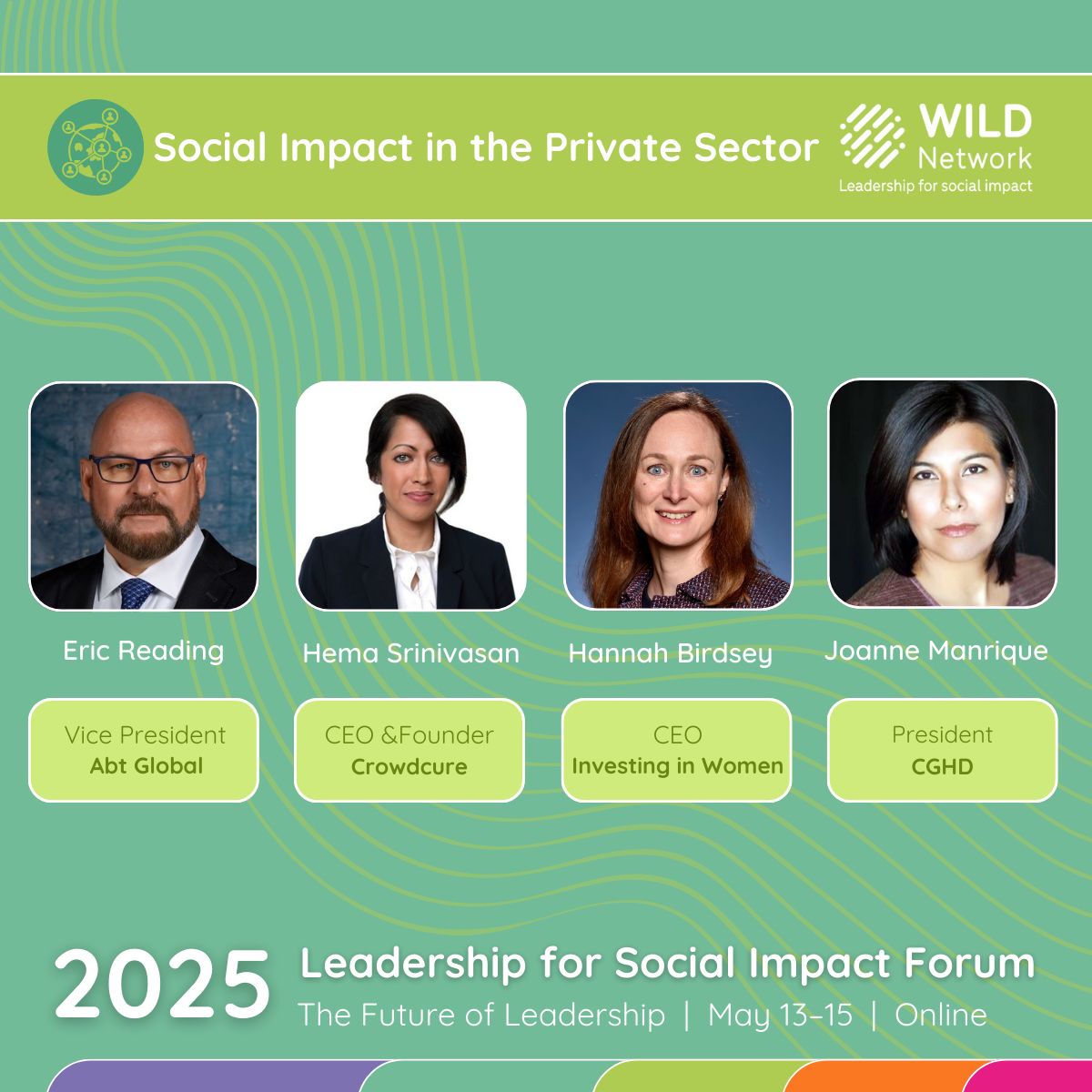 📢There's still time to join us for this impactful session! 

From gender-lens investing to investment in breakthrough health technologies, how are entrepreneurs and impact investors making a difference around the globe?

🎟️ Tickets available here: lnkd.in/ebbVQtKY