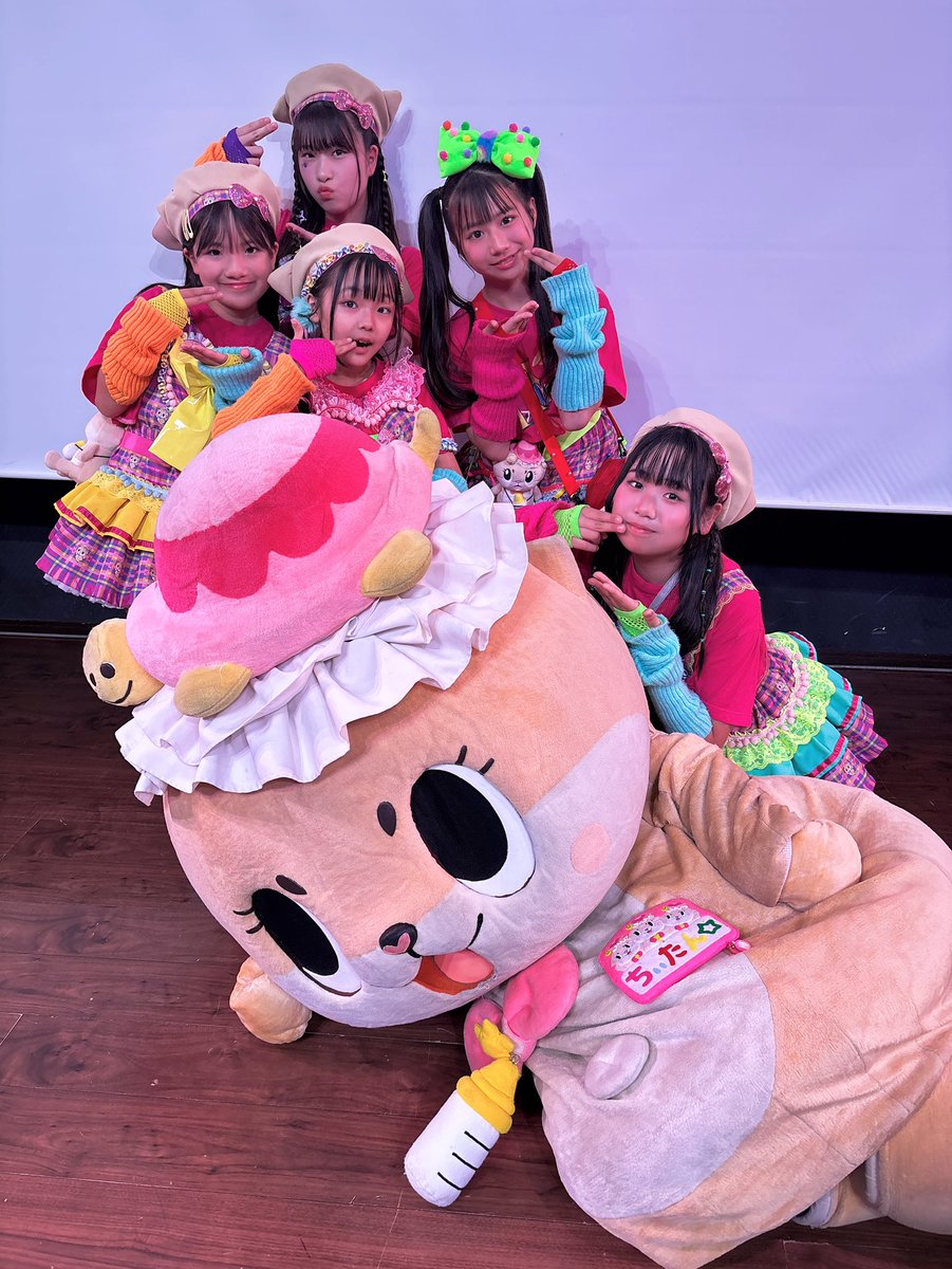 本日の定期公演、ありがとうございました💣💥 劇場でちぃたん☆と出演