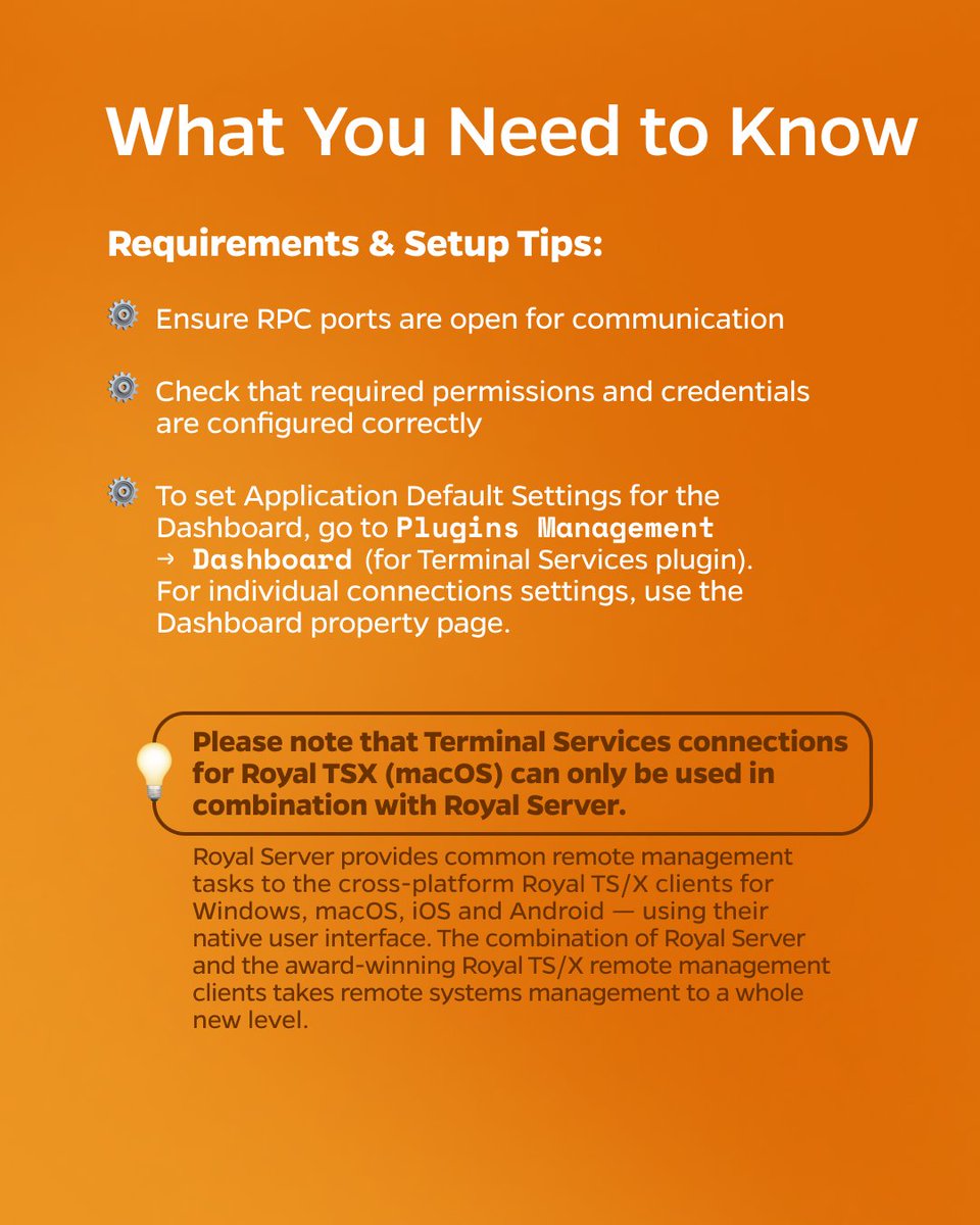 royalapps's tweet image. Tired of Managing Multiple Remote Sessions manually? Here’s the Fix 💡 Read more under royalapps.com/go/help-ts-win…

#RoyalTS #SysAdminLife #RemoteDesktop #ITManagement #TerminalServices #RoyalServer