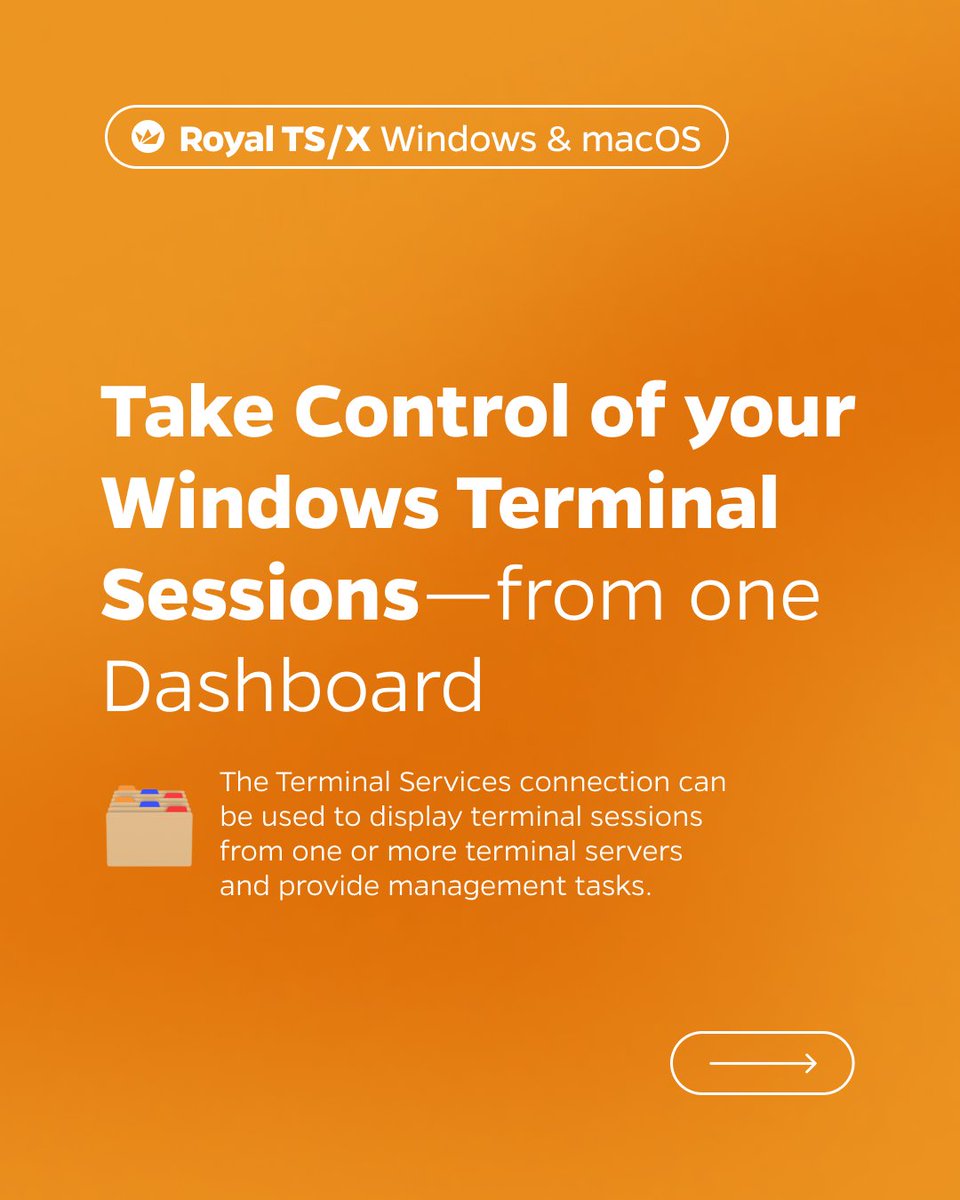 royalapps's tweet image. Tired of Managing Multiple Remote Sessions manually? Here’s the Fix 💡 Read more under royalapps.com/go/help-ts-win…

#RoyalTS #SysAdminLife #RemoteDesktop #ITManagement #TerminalServices #RoyalServer