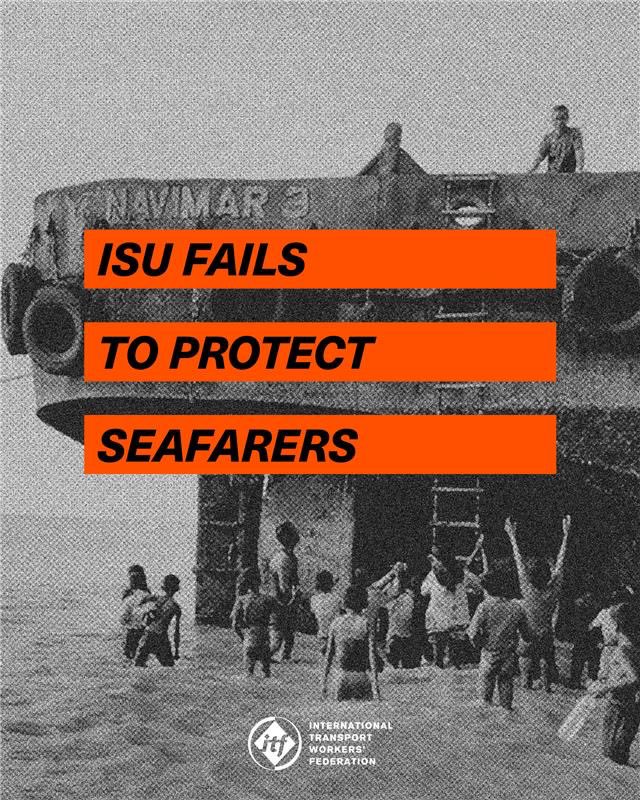 ⛴️ SHAM UNION: The International Seafarers’ Union (ISU) claims to be a seafarers’ union – but it enables seafarer exploitation.

When seafarers are in crisis, ISU is nowhere to be found. Instead, genuine trade unions must step in to defend seafarers’ rights. 

Expose ISU!
