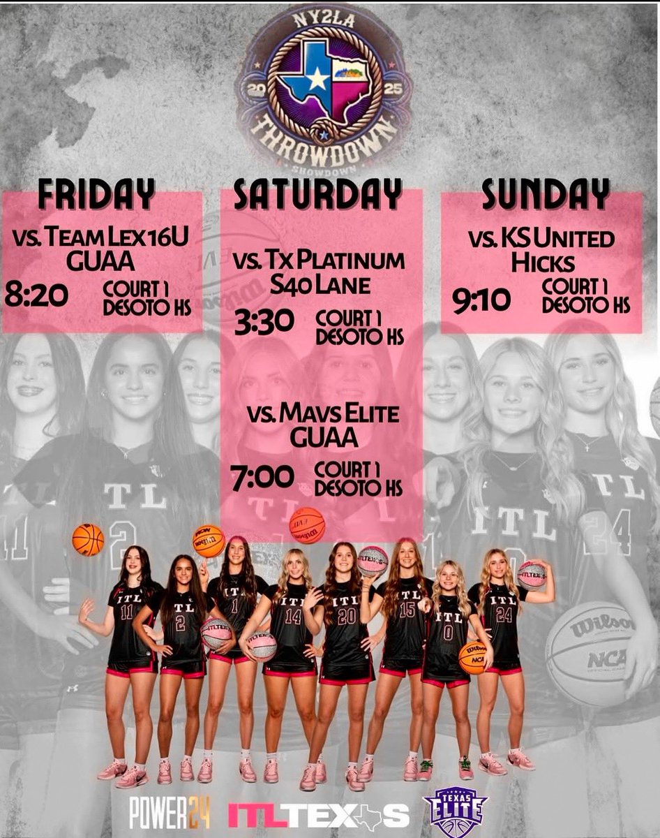 Whitney Jense (@whitneyjense27) on Twitter photo This weekend at NY2LA Throwdown Showdown!!! 16u P24ππ©·#NY2LA #P24 <a href="/ITLTexas/">ITL Texas</a> <a href="/Itlskills/">ITL Player Development</a> <a href="/LadyDragonBKB/">Lady Dragon Basketball</a> This weekend at NY2LA Throwdown Showdown!!! 16u P24ππ©·#NY2LA #P24 <a href="/ITLTexas/">ITL Texas</a> <a href="/Itlskills/">ITL Player Development</a> <a href="/LadyDragonBKB/">Lady Dragon Basketball</a>