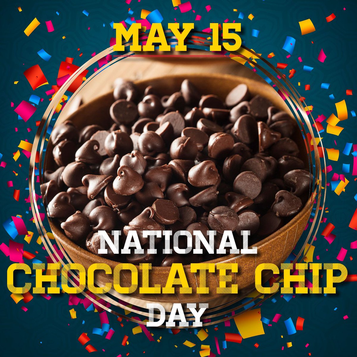 Chocolate Chips make everything better! Find them in cookies, on top of cakes, in protien bars, and more! 🍪 🍪 🍪 🍪 🍪 
#UD #UMDDining #chocolatechips #nationalchocolatechipday