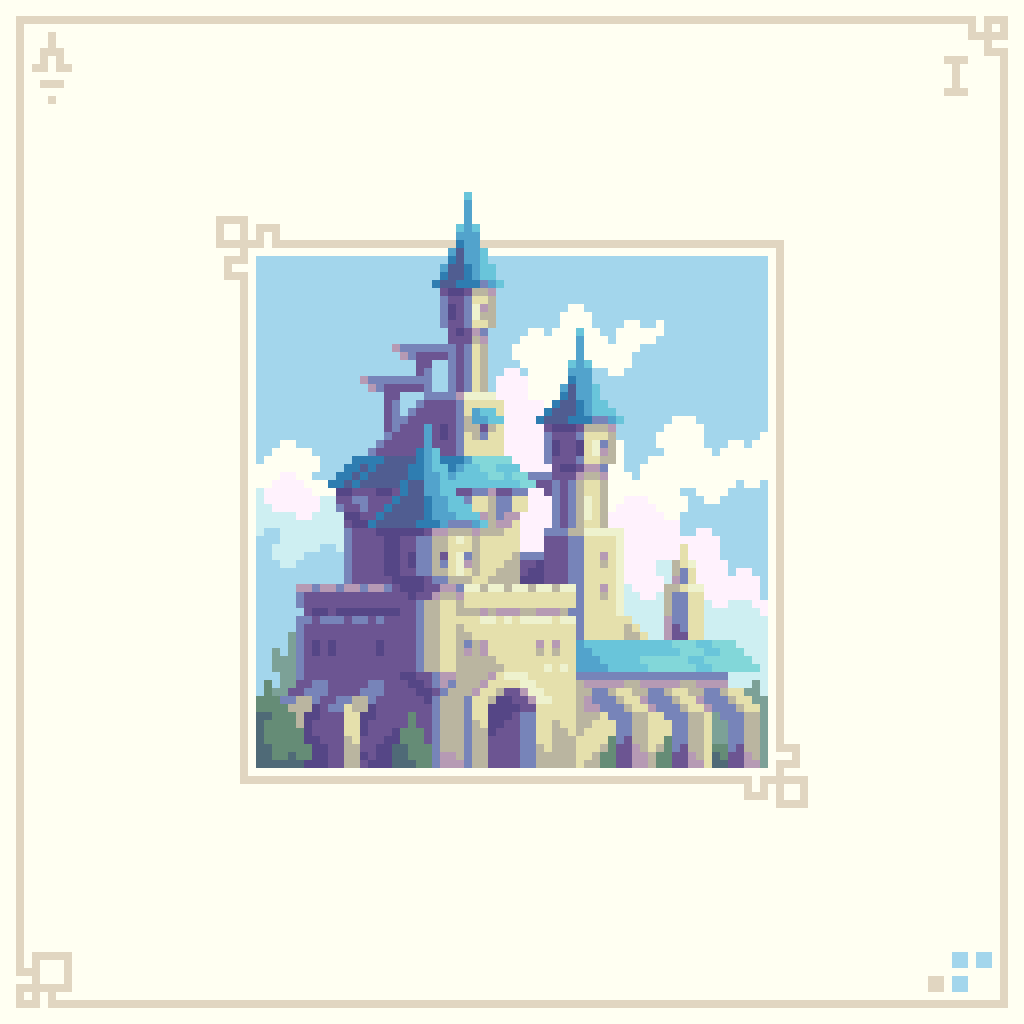Castle I

#pixelart