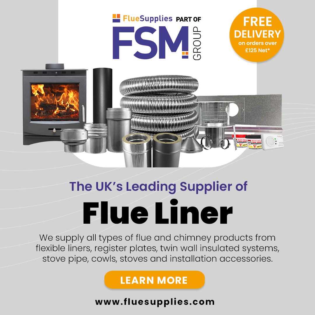 🔥 Need #FlueSupplies you can trust at prices you’ll love? We’ve got you covered! Shop now and get the job done right 👉   fluesupplies.com #HetasApproved #TwinWall #ChimneyCowls #WoodBurningStove #Flue #StovePipe #FlueLiners  #Ultraflex #MultifuelStove #StoveInstallers