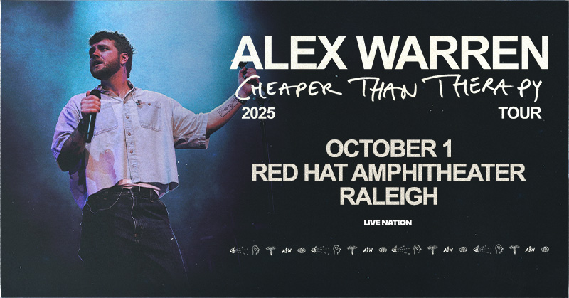 Red Hat Amphitheater (@redhatamp) on Twitter photo PRESALE HAPPENING NOW ❤️ @AlexWarren is coming to <a href="/RedHatAmp/">Red Hat Amphitheater</a> #Raleigh on 10/1 for the CHEAPER THAN THERAPY TOUR!
🎟️ Use code: FREESTYLE - bit.ly/3YKkkKa
Public On Sale: Friday 5/16 at 10am - bit.ly/43s0hmh PRESALE HAPPENING NOW ❤️ @AlexWarren is coming to <a href="/RedHatAmp/">Red Hat Amphitheater</a> #Raleigh on 10/1 for the CHEAPER THAN THERAPY TOUR!
🎟️ Use code: FREESTYLE - bit.ly/3YKkkKa
Public On Sale: Friday 5/16 at 10am - bit.ly/43s0hmh