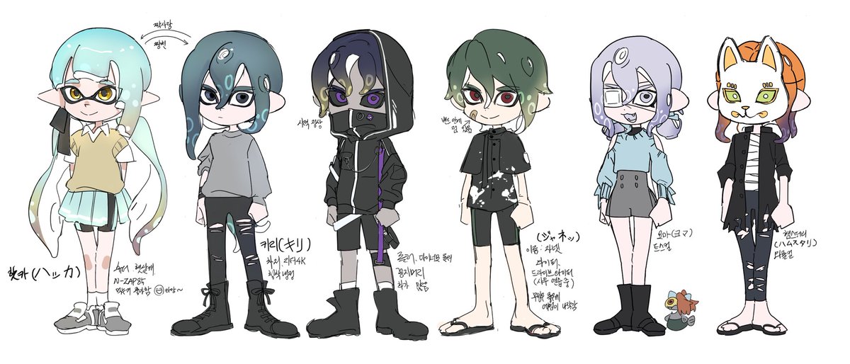 hamystery_'s tweet image. 메잉트 (2025.05.11)
자기소개표와 제 슾기반 자캐들입니다. &amp;gt;_&amp;lt;