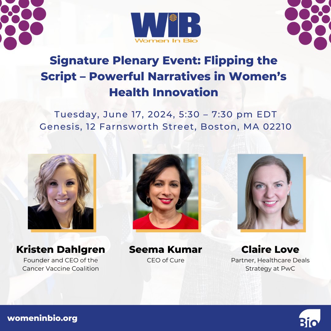 Women In Bio tweet media