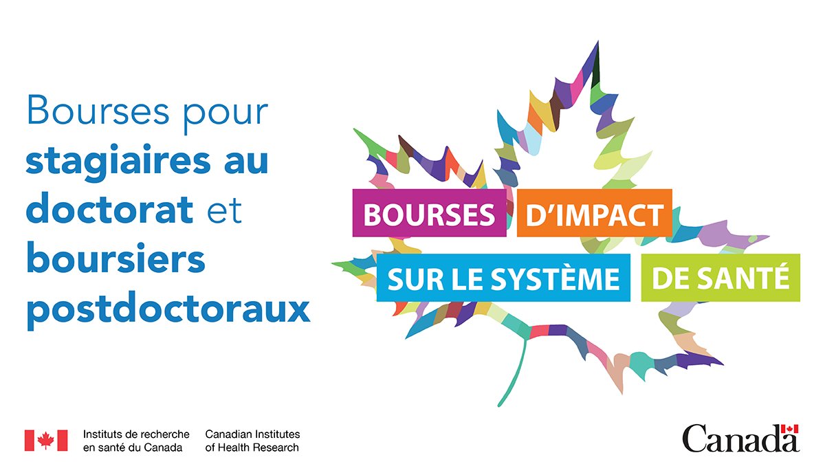 IRSC (@irsc_cihr) on Twitter photo Le Centre pour la recherche sur la prĂ©paration en cas de pandĂ©mie et dâurgence sanitaire a investi dans le Programme de bourses dâimpact sur le systĂšme de santĂ© (2025). Huit chercheurs seront intĂ©grĂ©s parmi les systĂšmes de santĂ© au Canada.
Plus d'info : researchnet-recherchenet.ca/rnr16/vwOpprtn⊠Le Centre pour la recherche sur la prĂ©paration en cas de pandĂ©mie et dâurgence sanitaire a investi dans le Programme de bourses dâimpact sur le systĂšme de santĂ© (2025). Huit chercheurs seront intĂ©grĂ©s parmi les systĂšmes de santĂ© au Canada.
Plus d'info : researchnet-recherchenet.ca/rnr16/vwOpprtnâŠ
