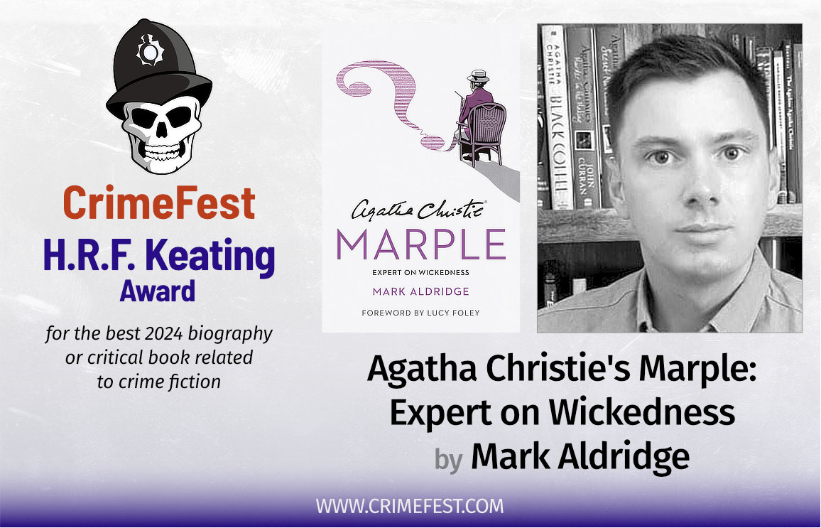 CrimeFest (@crimefest) on Twitter photo Winner of the H.R.F Keating Award for non-fiction, is:
<a href="/DrMarkAldridge/">Mark Aldridge</a> for Agatha Christie's Marple: Expert on Wickedness (HarperCollins) <a href="/HarperCollinsUK/">HarperCollinsUK</a> Winner of the H.R.F Keating Award for non-fiction, is:
<a href="/DrMarkAldridge/">Mark Aldridge</a> for Agatha Christie's Marple: Expert on Wickedness (HarperCollins) <a href="/HarperCollinsUK/">HarperCollinsUK</a>