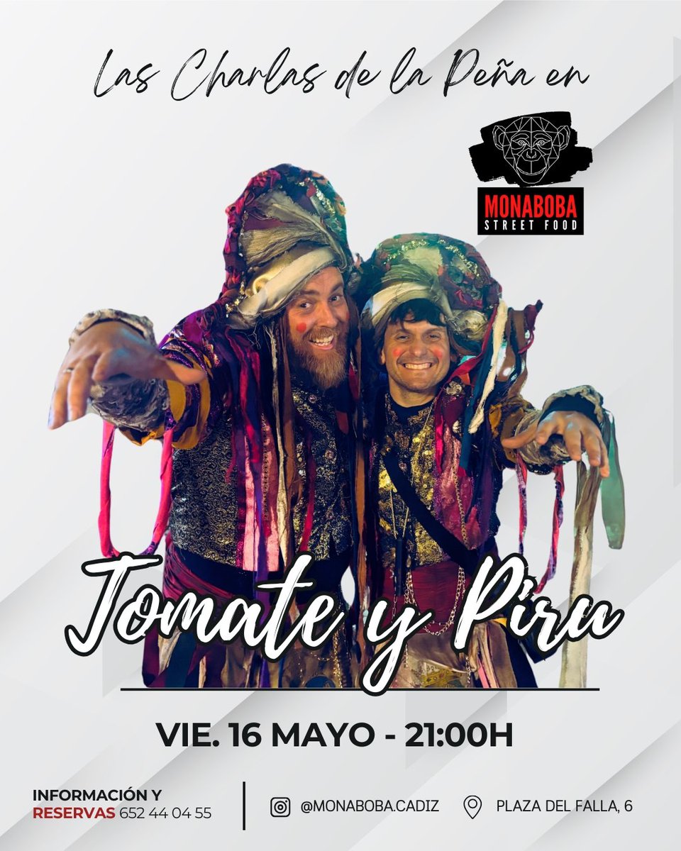 Mañana! Mañanaaa!!! 
Pedazo de charla nos tienen preparada éstos dos grandes <a href="/sergio_tomate/">sergio guillen</a> y <a href="/Piru_Aj/">Piru ✊🏿✊🏽✊🏻</a> de la mano de otro grande de como es <a href="/edusmarin/">Edu Marín</a>. Casi na!!

Reserva tú asiento al ☎️ del cartel