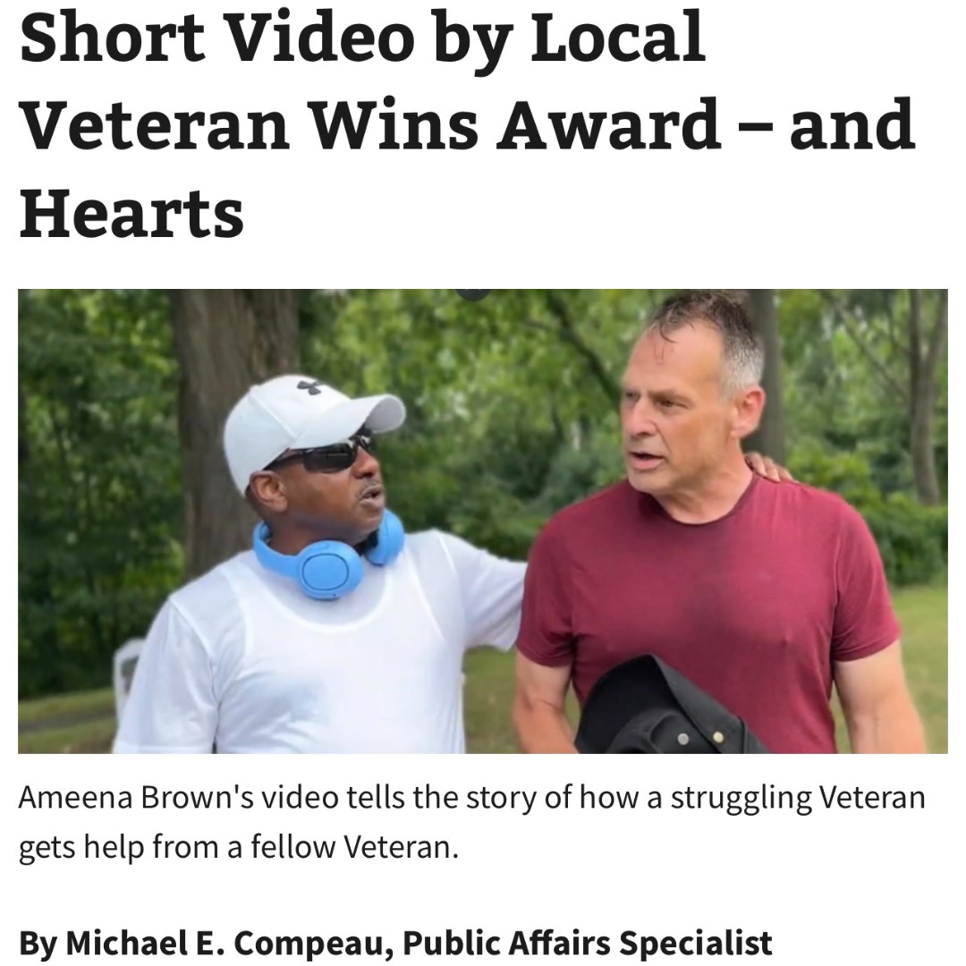 Creative Forces (@nea_cfnetwork) on Twitter photo Army vet Ameena Brown's film "The Mission" will be featured at the NVCAF in Indianapolis this week! <a href="/Sports4Vets/">VA Sports & Arts</a>
Shot entirely on a mobile phone, this story of veterans helping veterans reflects Brown's own journey of care with <a href="/DeptVetAffairs/">Veterans Affairs</a>
🎬 Watch: youtube.com/watch?v=DMoBnn… Army vet Ameena Brown's film "The Mission" will be featured at the NVCAF in Indianapolis this week! <a href="/Sports4Vets/">VA Sports & Arts</a>
Shot entirely on a mobile phone, this story of veterans helping veterans reflects Brown's own journey of care with <a href="/DeptVetAffairs/">Veterans Affairs</a>
🎬 Watch: youtube.com/watch?v=DMoBnn…