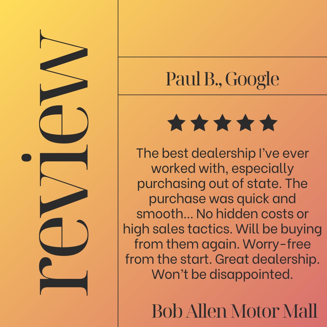 Thank you, Paul! We’re thrilled you had a smooth, worry-free experience. We look forward to helping you again in the future!