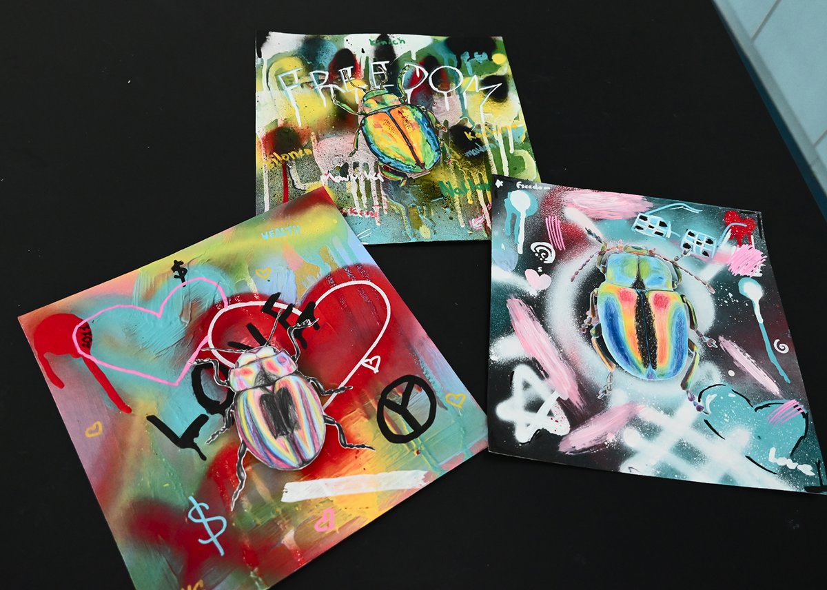 durhamdubai's tweet image. Unleashing our pupils&apos; creativity and imagination as they bring their innovative ideas to life through the inspiring Roy Lichtenstein’s pop art.
#DurhamSchoolDubai  #PopArtEducation #ImaginationUnleashed