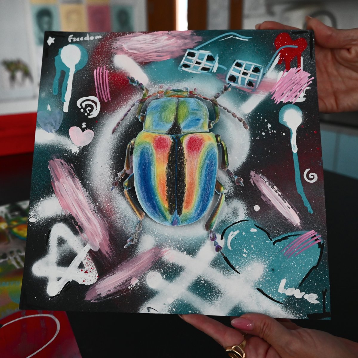 durhamdubai's tweet image. Unleashing our pupils&apos; creativity and imagination as they bring their innovative ideas to life through the inspiring Roy Lichtenstein’s pop art.
#DurhamSchoolDubai  #PopArtEducation #ImaginationUnleashed