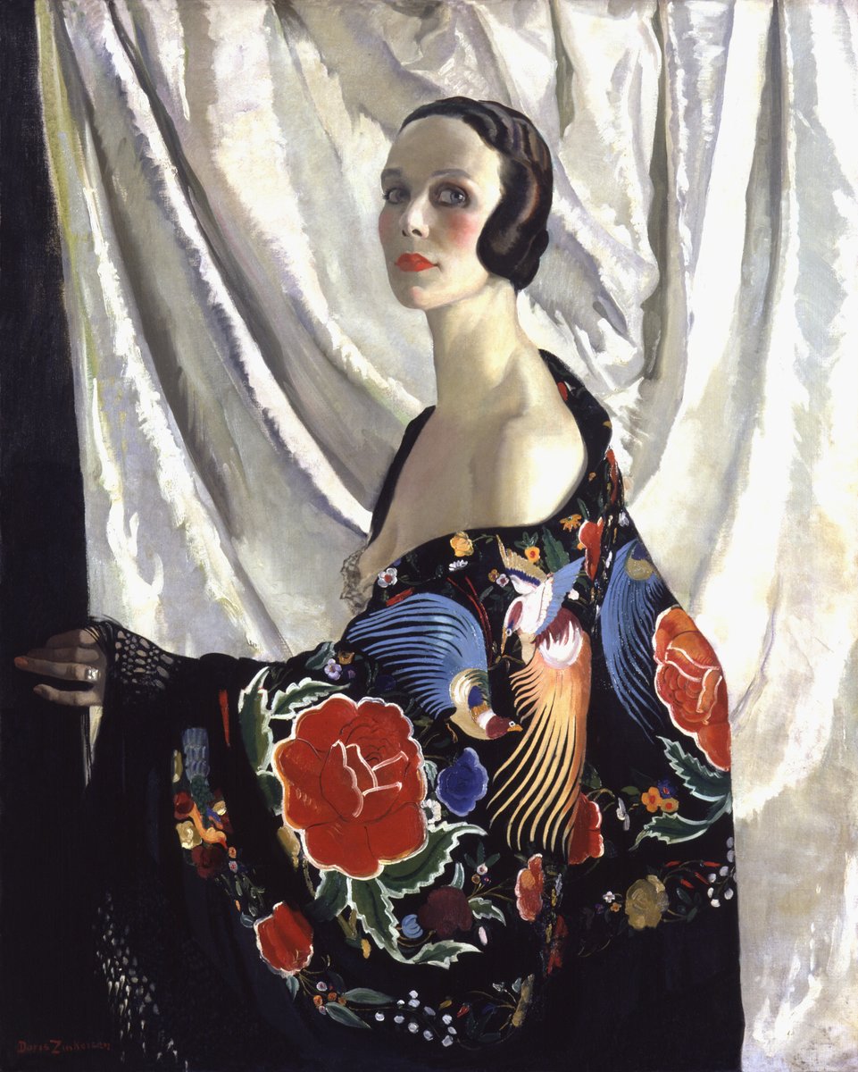 A well-dressed favourite for this week's #OnlineArtExchange @artdotorguk theme, Fabulous fashion. 

In celebration of Kingston Glamour: Art, Innovation and the Suburbs at @rbkheritage.

🎨by Doris Zinkeisen, exhibited 1929 © Estate of Doris Clare Zinkeisen / NPG, London