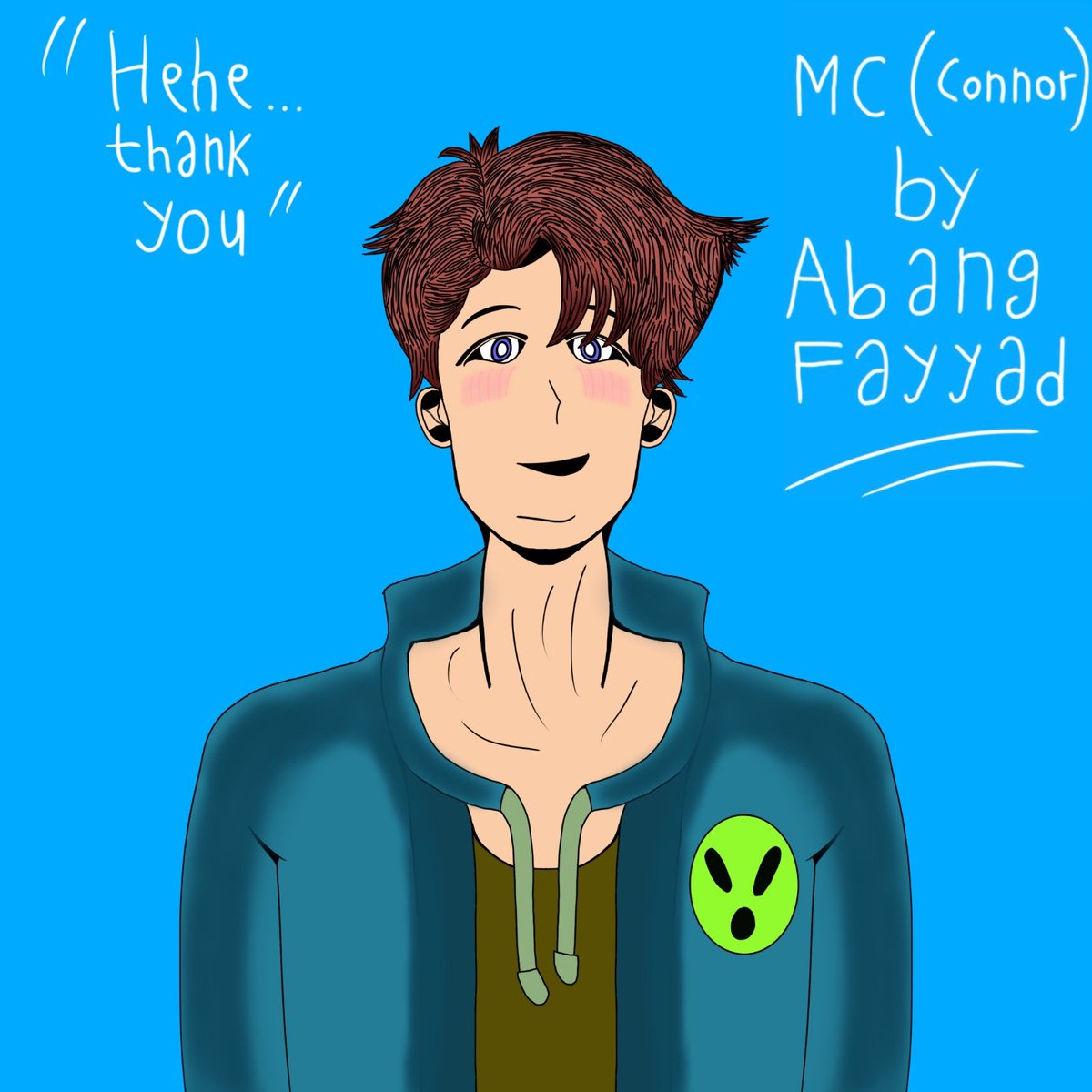 I drew MC fanart from a game named How to Date an Entity. 👀✨ I hope you love him with his new haircut😁💖✌🏻
Btw, I have a question would there be any MC new sprites in your game sequel bro? Thank you bro.

<a href="/SFour_S4/">SFour</a>