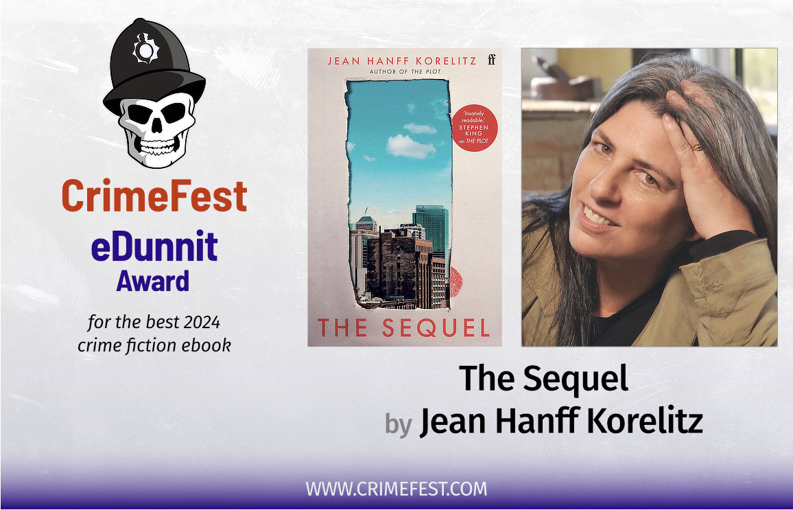 CrimeFest (@crimefest) on Twitter photo Winner of the #CrimeFest eDunnit Award for best electronic book is:
<a href="/hanff_jean/">Jean Hanff Korelitz</a> for The Sequel (Faber) <a href="/FaberBooks/">Faber Books</a> Winner of the #CrimeFest eDunnit Award for best electronic book is:
<a href="/hanff_jean/">Jean Hanff Korelitz</a> for The Sequel (Faber) <a href="/FaberBooks/">Faber Books</a>