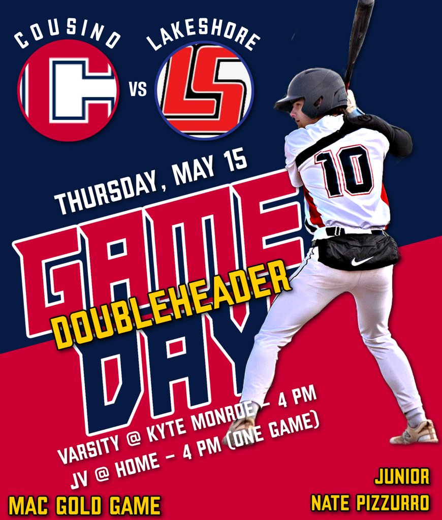 Game day!! <a href="/CousinoAthletic/">Cousino Athletics</a>