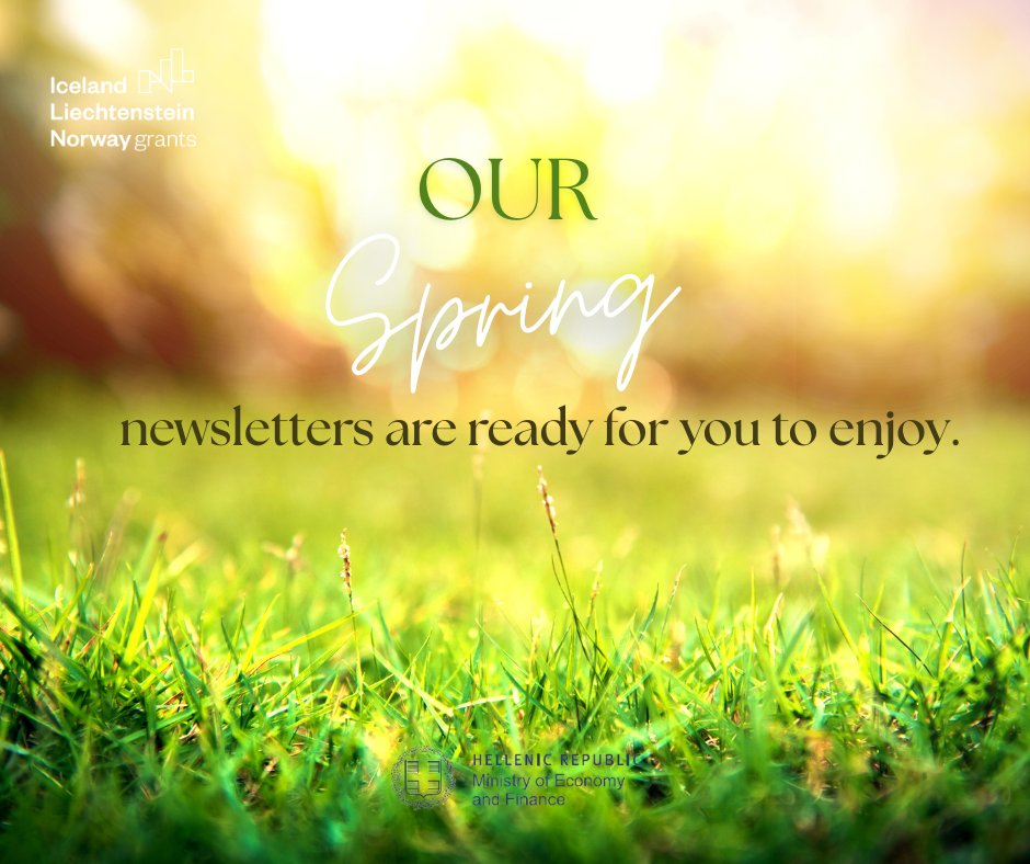#WeCanBecomeMore

Dive into the #eeaGrantsGR newsletters and discover the magic that happens when people dream together.

🔗eeagrants.gr/category/newsl…