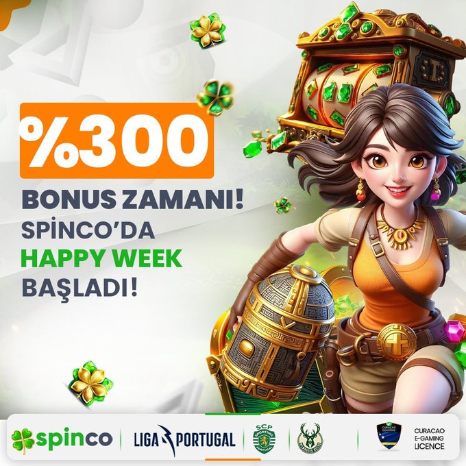 🍀 %300 Yatırım Bonusu ile Kazancını Katla!
Hayal ettiğin kazanca ulaşmak, sadece bir spin uzağında.

💱 Gün İçinde 3 Kez Çevrimsiz Bonus Kazan!
Slot ve spor oyunlarında çevrim şartı olmadan anında kazanmaya başla

cutt.ly/SpinCoSosyal