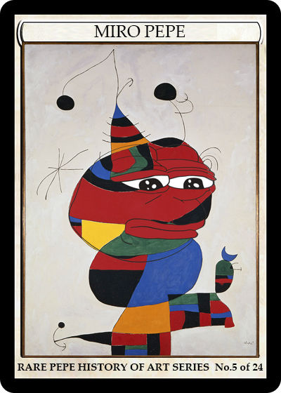 interesting mempool developments 

'Rare Pepe History Of Art Series'

by DanDarkPill
