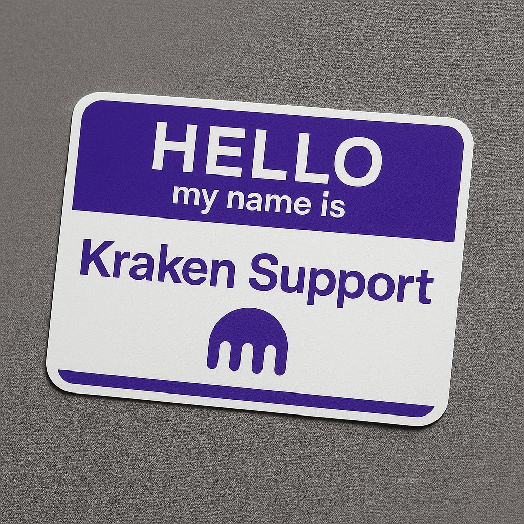 GM! We’re Kraken Support 🐙

You might recognize us from:
“Forgot my 2FA” and “Where’s my deposit?” 🤓

How’s everyone doing today?