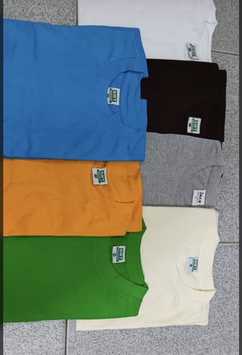 Cotton Plainteeshirt
Price:5,000

Size available:Medium,Large,Xl and 2xl

To order send a dm or message us on WhatsApp 09132245101

Location:Lagos
We deliver nationwide