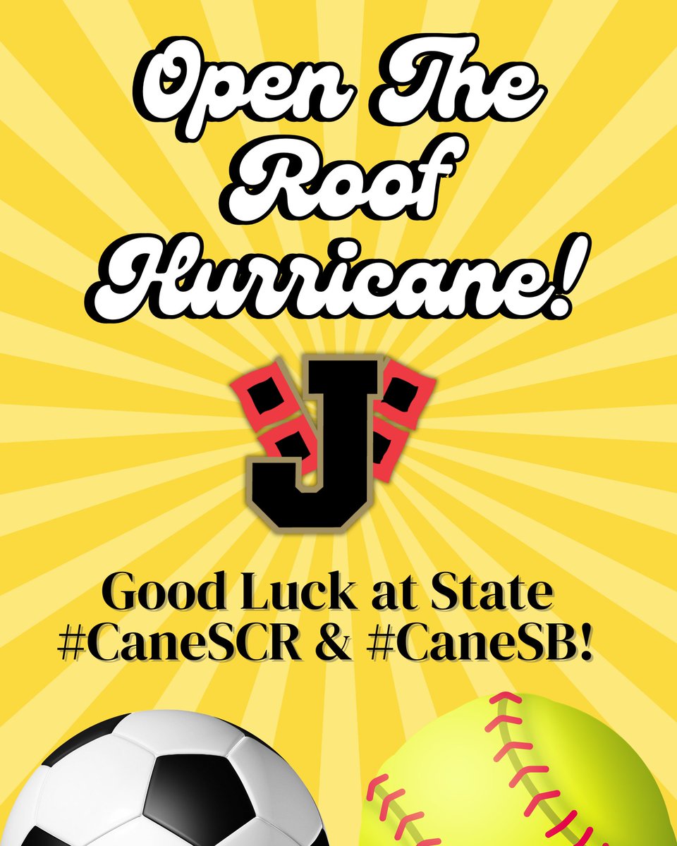 ๐๐จ๐ง๐๐ฌ๐๐จ๐ซ๐จ ๐๐ฎ๐๐ฅ๐ข๐ ๐๐๐ก๐จ๐จ๐ฅ๐ฌ ๐ (@jpshurricane) on Twitter photo โฝ๏ธ๐ฅState tournament is here, and what an accomplishment it is to make it this far! Good luck to Hurricane Boys and Girls Soccer and Hurricane Softball! Open the Roof! #CaneSCR #CaneSB #CaneOTR โฝ๏ธ๐ฅState tournament is here, and what an accomplishment it is to make it this far! Good luck to Hurricane Boys and Girls Soccer and Hurricane Softball! Open the Roof! #CaneSCR #CaneSB #CaneOTR