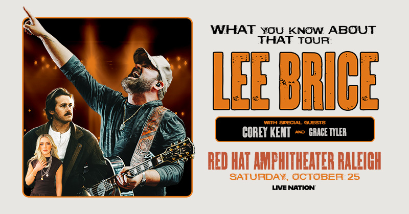 Red Hat Amphitheater (@redhatamp) on Twitter photo PRESALE HAPPENING NOW! @LeeBrice is hitting <a href="/RedHatAmp/">Red Hat Amphitheater</a> #Raleigh on Saturday 10/25 for the #WhatYouKnowAboutThatTour along with special guests @CoreyKent and <a href="/GraceTylerMusic/">grace tyler</a>!
🎟️ Use code: FREESTYLE - bit.ly/43ELK5R
On Sale: Friday 5/16 at 10am - bit.ly/43iq534 PRESALE HAPPENING NOW! @LeeBrice is hitting <a href="/RedHatAmp/">Red Hat Amphitheater</a> #Raleigh on Saturday 10/25 for the #WhatYouKnowAboutThatTour along with special guests @CoreyKent and <a href="/GraceTylerMusic/">grace tyler</a>!
🎟️ Use code: FREESTYLE - bit.ly/43ELK5R
On Sale: Friday 5/16 at 10am - bit.ly/43iq534