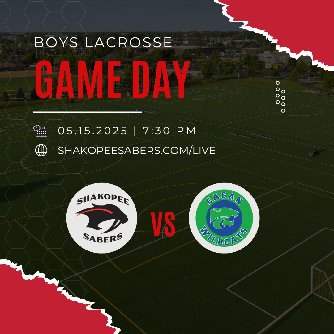 SabersLive (@saberslive) on Twitter photo Boys lacrosse gets intense at 7:30 PM! <a href="/ShakopeeBlax/">Shakopee Boys Lacrosse</a> squares off with <a href="/EaganLax/">Eagan Lacrosse</a>.
Watch: shakopeesabers.com/live
#ShakopeeSabers #Eagan #BoysLacrosse #MNPrepSports Boys lacrosse gets intense at 7:30 PM! <a href="/ShakopeeBlax/">Shakopee Boys Lacrosse</a> squares off with <a href="/EaganLax/">Eagan Lacrosse</a>.
Watch: shakopeesabers.com/live
#ShakopeeSabers #Eagan #BoysLacrosse #MNPrepSports