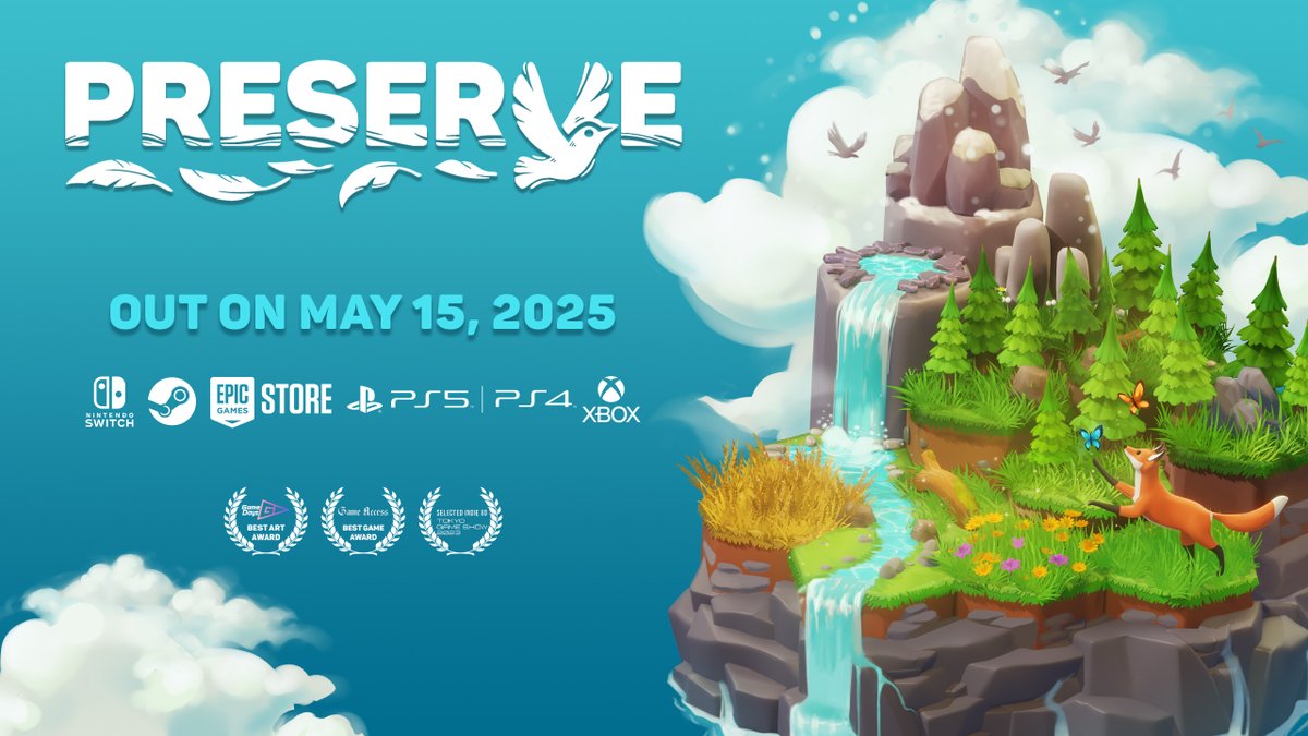 Slovak Game Developers Association (@svkgda) on Twitter photo Vydavateľstvo Grindstone a štúdio <a href="/BitmapGalaxy/">Preserve 🌱</a> oznamujú, že Preserve, ich inovatívna prírodná logická hra opúšťa Early Access a je dostupná v plnej verzii na PC a konzolách.
youtu.be/1JnQ5d33hTE Vydavateľstvo Grindstone a štúdio <a href="/BitmapGalaxy/">Preserve 🌱</a> oznamujú, že Preserve, ich inovatívna prírodná logická hra opúšťa Early Access a je dostupná v plnej verzii na PC a konzolách.
youtu.be/1JnQ5d33hTE
