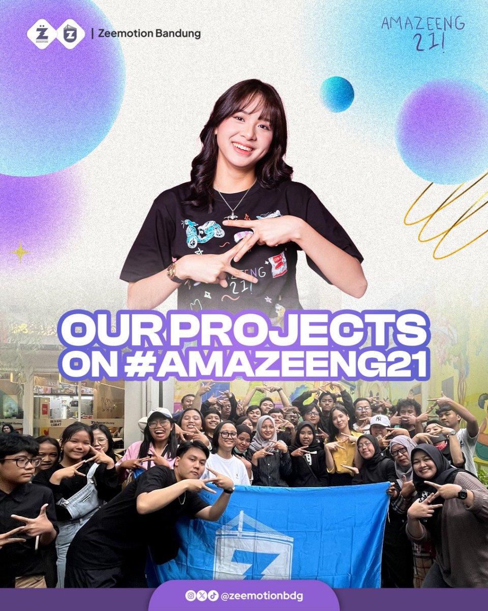 Dalam suasana senang dan gembira dalam menyambut hari ulang tahun <a href="/_zeeasadel/">Zee Asadel</a> dan meramaikan #Amazeeng21 
Beberapa rangkaian project yang akan kita jalankan 🤍

#Zeemangat