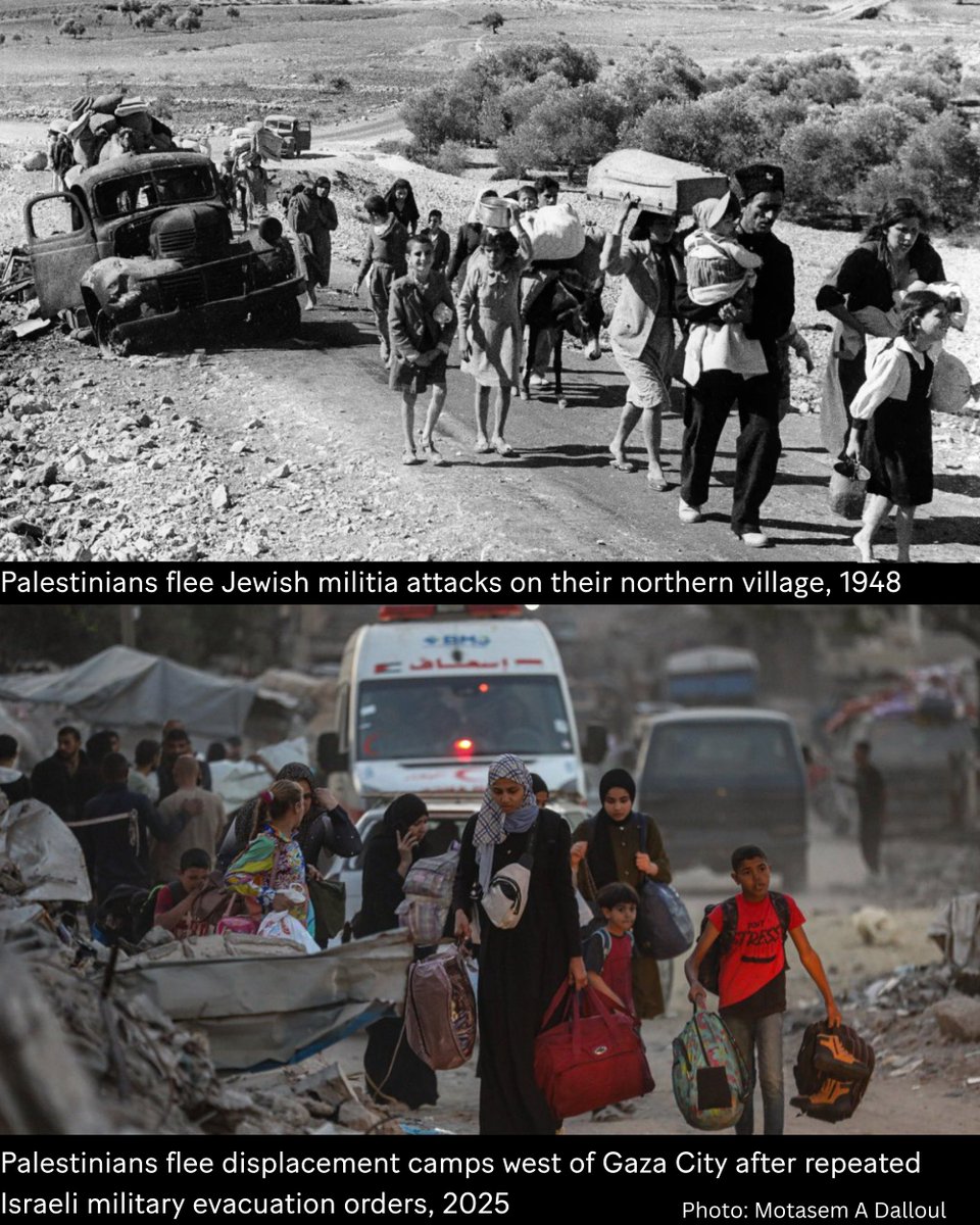 77 years ago, Jewish militias attacked and destroyed towns across historic Palestine during the beginning of the Nakba, meaning "catastrophe" in Arabic. In 1948, their actions forced nearly 75% of the Palestinian population to flee, tearing families apart and devastating entire