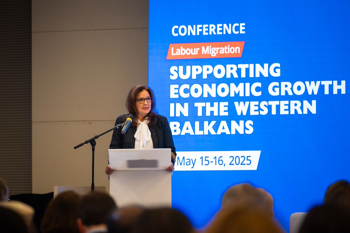 BeateAndrees's tweet image. Good discussions with Minister Nišić at the Western Balkans Conference on labour migration and growth. We agreed demographic change must be tackled with a smart policy mix—where social dialogue & good migration governance are key tools for protecting rights and fostering cohesion