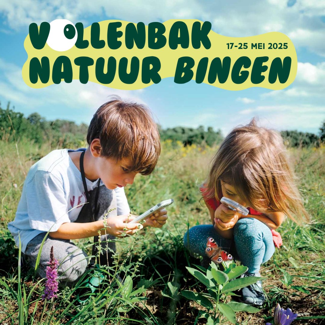 Word jij Natuurbinger van het jaar? Download dan de ObsIdentify-app en registreer tussen 17 en 25 mei al je waarnemingen van planten en beestjes tijdens de Week van de Biodiversiteit! Alle info op weekvandebiodiversiteit.be