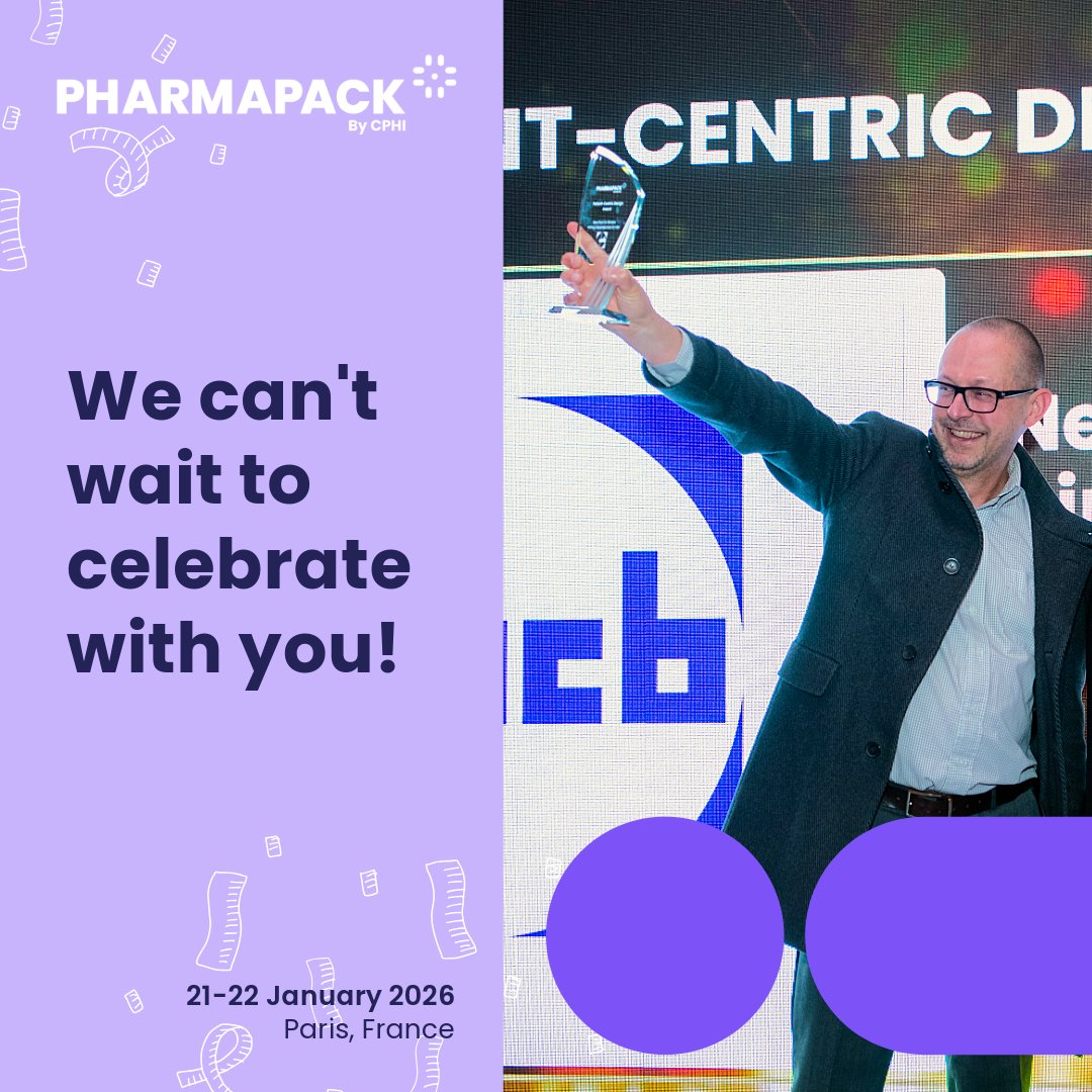 We’re celebrating 25 years of pharma packaging and drug delivery innovation, and 2026 will be our biggest edition yet. Expect more exhibitors, more innovation, and a whole lot of surprises as we mark this incredible milestone!
Book your stand today: ow.ly/Mb6f50VTagn
