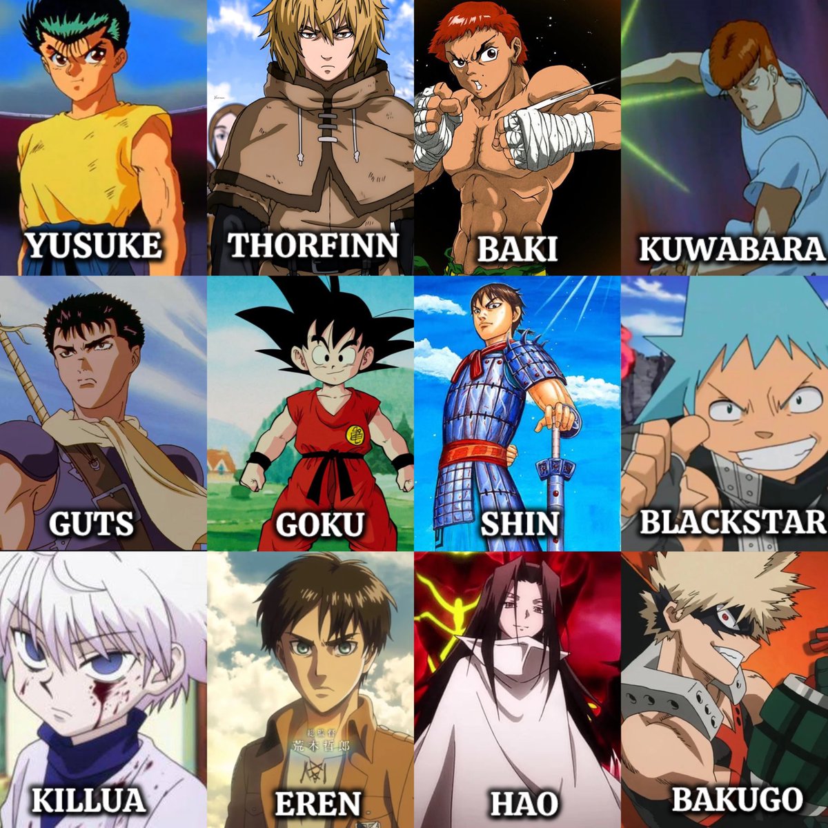 When you think of YN who is the first anime character that comes to mind