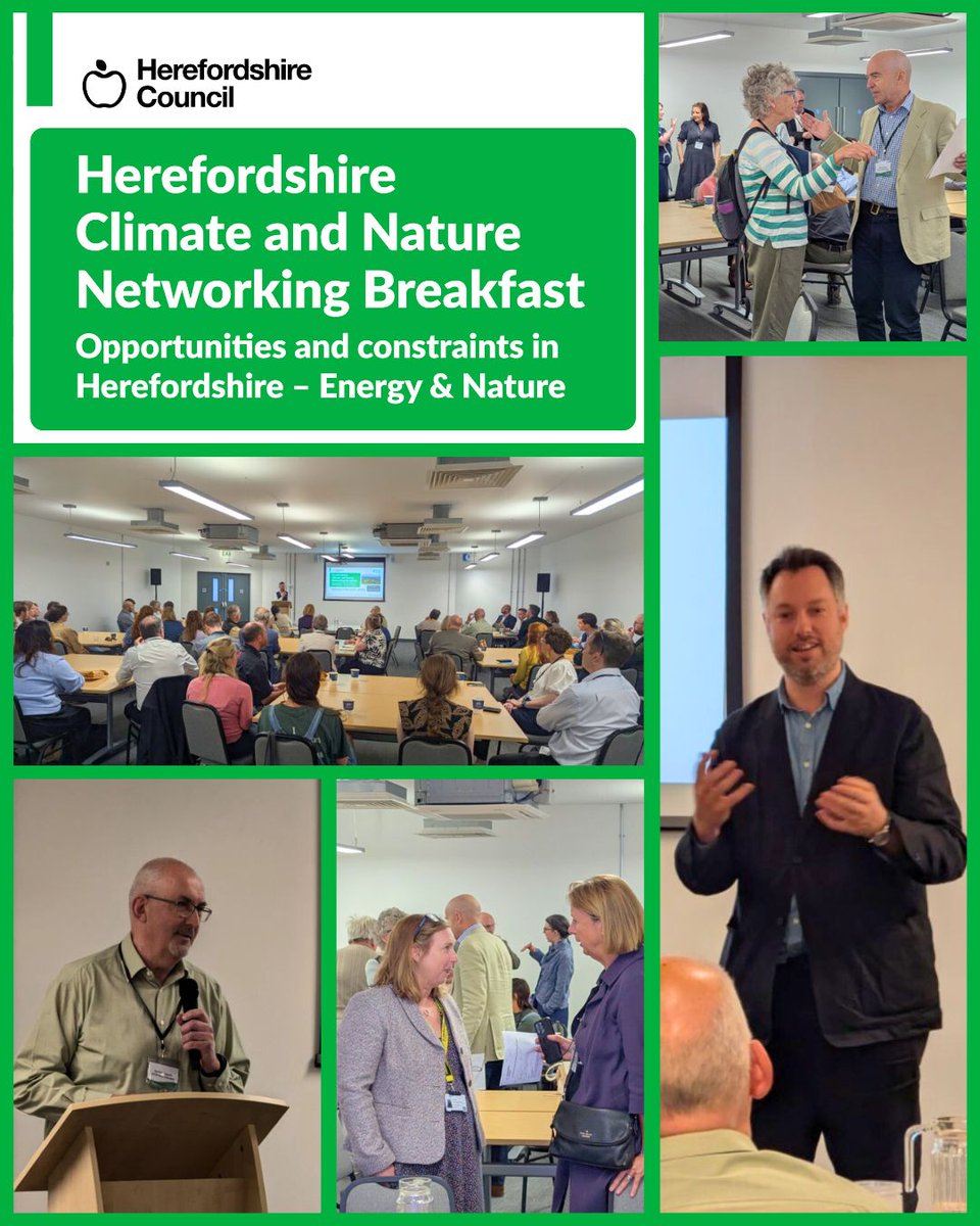 Big thanks to the Herefordshire organisations who attended yesterday’s Climate and Nature networking event at the Shell Store in Hereford.

Thanks also to the speakers, including Herefordshire Wildlife Trust and members of the Climate and Nature Partnership board.
