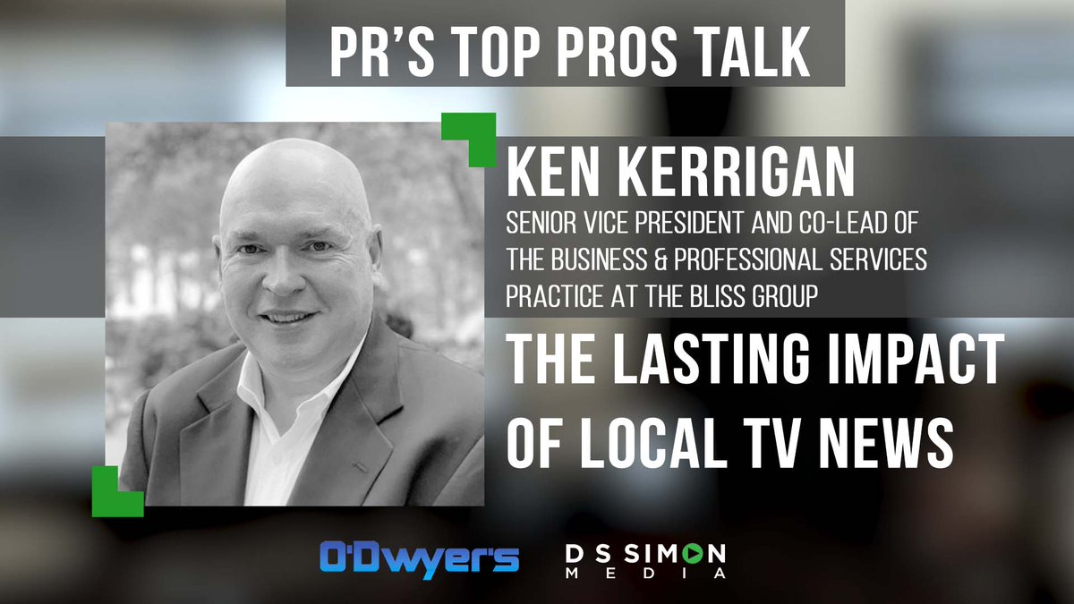 Ken Kerrigan, Senior Vice President and Co-Lead of the Business &amp; Professional Services Practice at The Bliss Group, and Doug Simon, CEO of D S Simon Media, engage in a compelling conversation about PR trends. 

Watch the episode: dssimon.com/prs-top-pros-t…

#business #media