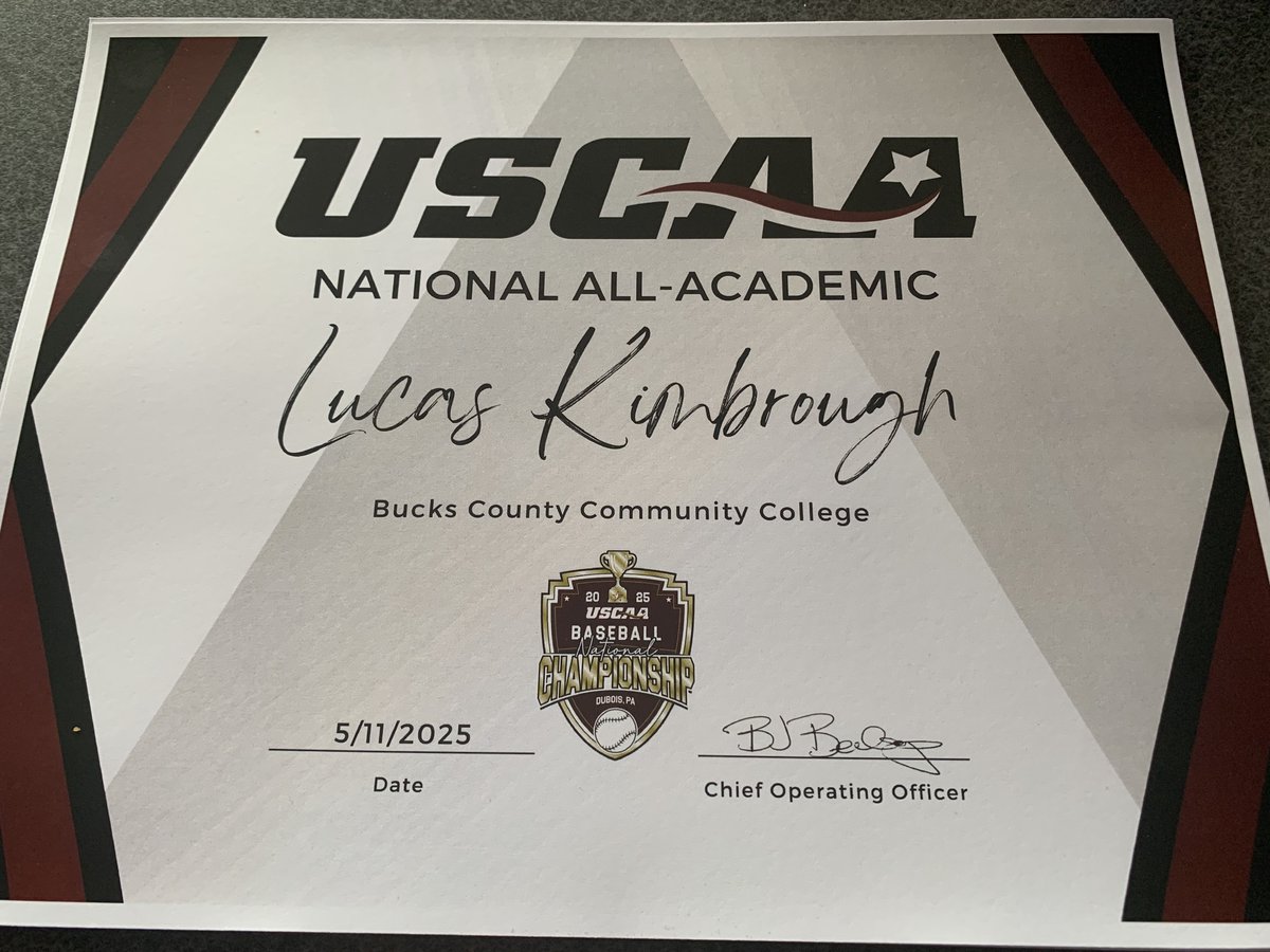 3 Sophomores make National All-Academic <a href="/USCAA/">USCAA</a> <a href="/BucksCoHerald/">Bucks County Herald</a> #centurionsonthemarch #longblueline