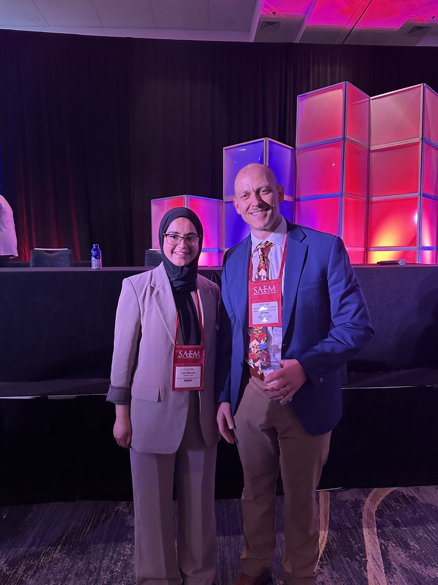Iram Nasreen (@iramnasreen) on Twitter photo It was great to present a resident pearl on “Gas Station Toxicology” for the AEMP IGNITE session! It was so much fun and got to spread some awareness on phenibut, kratom, tianeptine, and nitrous oxide. And I got to meet the GOAT <a href="/EMPoisonPharmD/">Ryan Feldman (empoisonpharmd.bsky.social)</a> 🤩
#SAEM2025 #AEMPlify It was great to present a resident pearl on “Gas Station Toxicology” for the AEMP IGNITE session! It was so much fun and got to spread some awareness on phenibut, kratom, tianeptine, and nitrous oxide. And I got to meet the GOAT <a href="/EMPoisonPharmD/">Ryan Feldman (empoisonpharmd.bsky.social)</a> 🤩
#SAEM2025 #AEMPlify