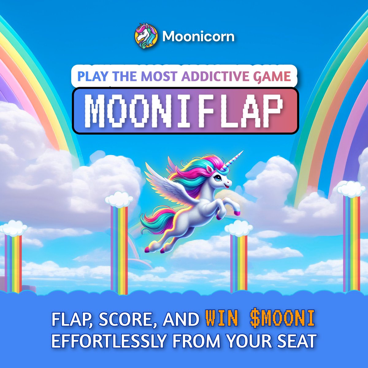 Moonicorn (@moonitomoon) on Twitter photo ๐ MooniFlap is grabbing more and more attention! ๐
๐ฅ Why people love it:
- Simple, addictive gameplay โ anyone can jump in!
- Win real $MOONI rewards while having fun
- Perfect for quick sessions or marathon plays
๐ Ready to flap your way to the top? Your $MOONI fortune ๐ MooniFlap is grabbing more and more attention! ๐
๐ฅ Why people love it:
- Simple, addictive gameplay โ anyone can jump in!
- Win real $MOONI rewards while having fun
- Perfect for quick sessions or marathon plays
๐ Ready to flap your way to the top? Your $MOONI fortune