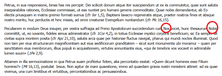 In Latin only, though - which nobody reads.