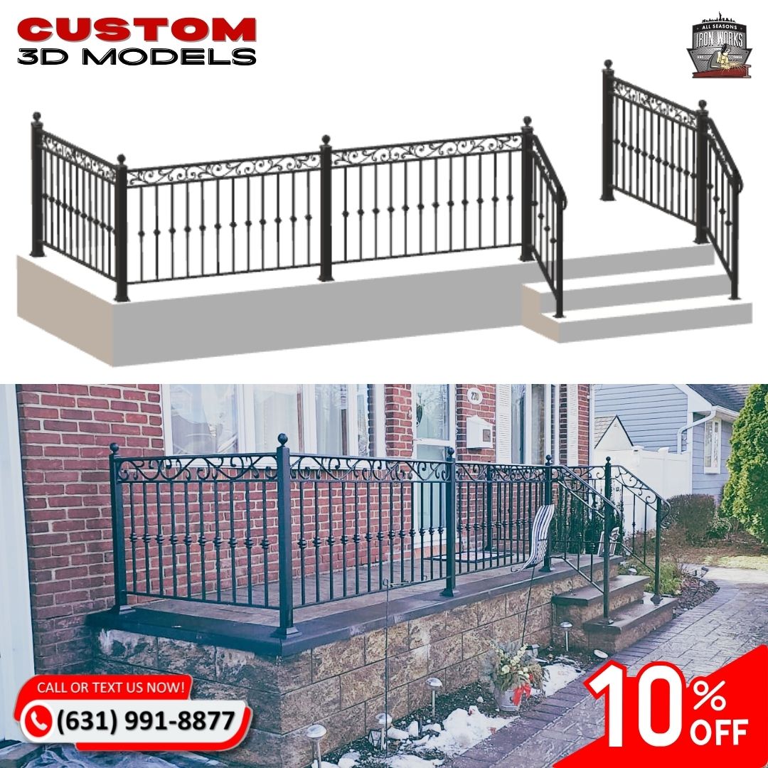Upgrade your home with custom steel railings that are built to last. At All Seasons Iron Works, we design, fabricate, and install—all with precision and quality. Get a free quote today and see your project in 3D before we build! 🔩💪

📲 (631) 991-8877
🌐 allseasonsironworks.com