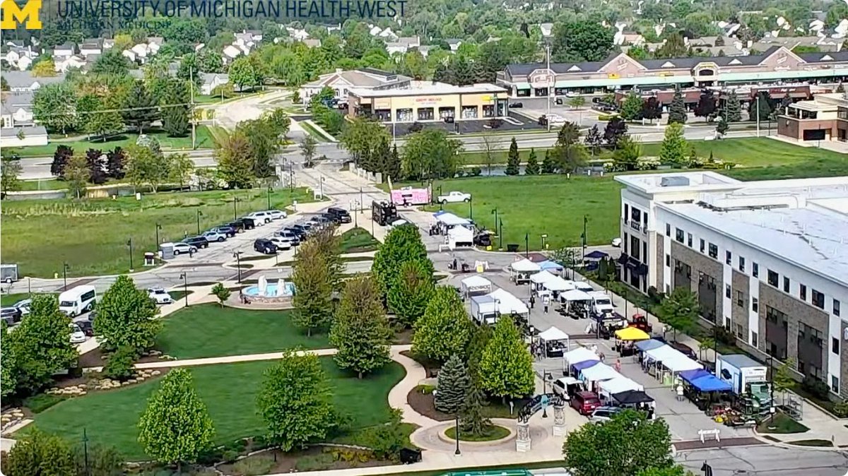 LIVE: Fresh, local &amp; steps from the hospital. The UM Health-West Farm Market is open until 2 p.m. today. Shop farm-fresh veggies, baked goods, flowers and more, and enjoy the community vibes. 

Live stream of the Farm Market from our hospital roof camera: bit.ly/4k1oJRm