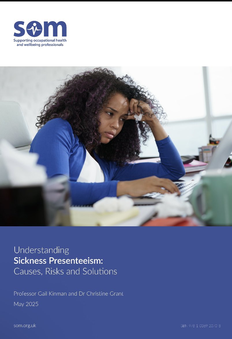 SOMCEO (@somceo) on Twitter photo New guide on presenteeism
At som.org.uk/sites/som.org.…
Webinar with <a href="/Profgailk/">Gail kinman</a> tomorrow.. book at som.org.uk/civicrm/event/…
<a href="/black_cameron/">Occy💼 Health 🩻</a> <a href="/acasorguk/">Acas</a> <a href="/OHSCanada/">OHS Canada</a> <a href="/OhseGlobal/">🌐HSE Global</a> <a href="/ohtatraining/">Occupational Hygiene Training Association</a> <a href="/BOHSworld/">The British Occupational Hygiene Society</a> <a href="/occroadsafety/">Scottish Occupational Road Safety Alliance</a> <a href="/SOMNews/">SOM e-News</a> New guide on presenteeism
At som.org.uk/sites/som.org.…
Webinar with <a href="/Profgailk/">Gail kinman</a> tomorrow.. book at som.org.uk/civicrm/event/…
<a href="/black_cameron/">Occy💼 Health 🩻</a> <a href="/acasorguk/">Acas</a> <a href="/OHSCanada/">OHS Canada</a> <a href="/OhseGlobal/">🌐HSE Global</a> <a href="/ohtatraining/">Occupational Hygiene Training Association</a> <a href="/BOHSworld/">The British Occupational Hygiene Society</a> <a href="/occroadsafety/">Scottish Occupational Road Safety Alliance</a> <a href="/SOMNews/">SOM e-News</a>