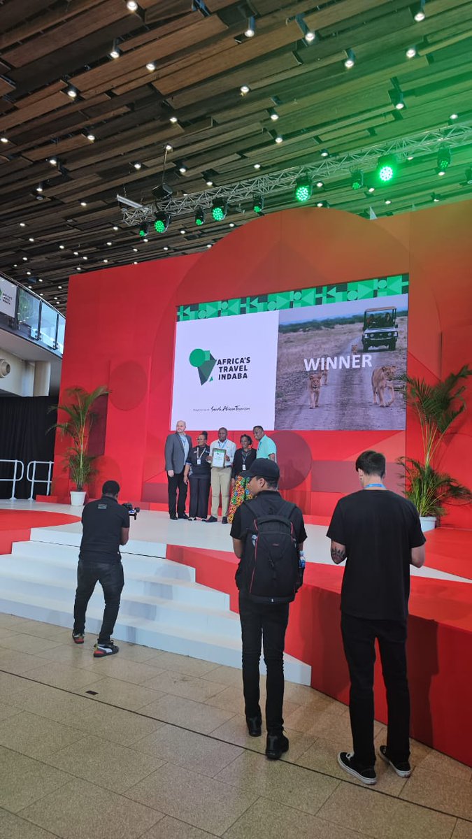 iSimangalisoZA's tweet photo. Africa's Travel Indaba Green Stand Awards 2025 Winner: iSimangaliso Wetland Park Medium Stand Category - Platinum #isimangaliso #wheremiraclesneverend #AfricasTravelIndaba https://t.co/3QqD8IkOWX